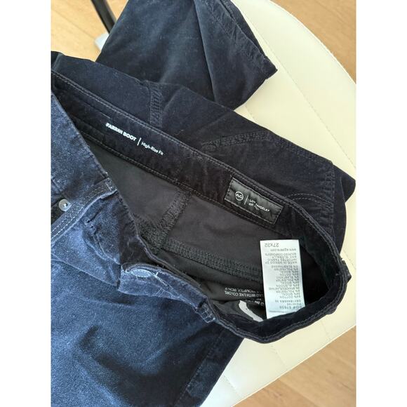 $245 AG Jeans Farrah Boot Velvet Super Black - 27 - Picture 13 of 13